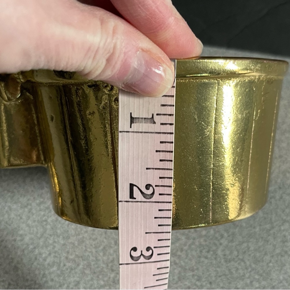 Vintage Solid Brass Water Pump & Barrel Planter 2pc - Picture 12 of 15